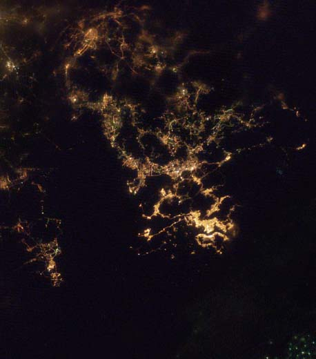 城市燈光:中國-香港
