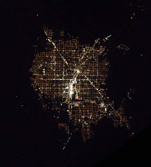 城市燈光:美國-拉斯維加斯