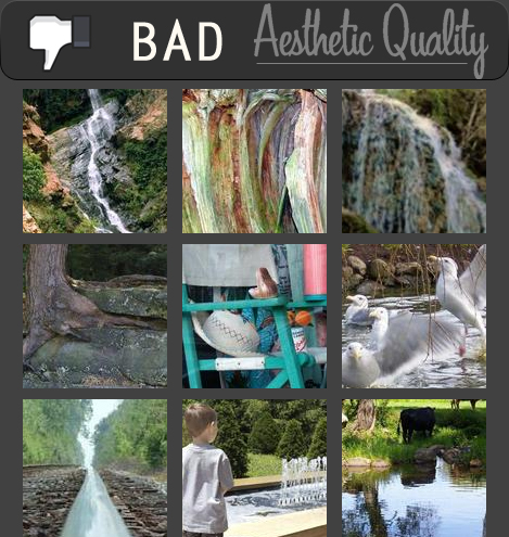 Waterfalls: Bad Aesthetic Quality