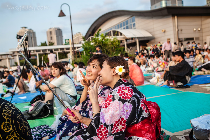 日本台場夏祭火花祭