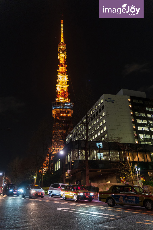 晚間的東京鐵塔