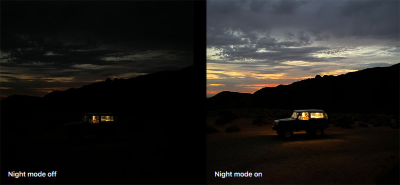 iPhone 11 Pro 夜景模式
